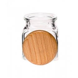 Słoiczek 120 ml z drewnianym korkiem